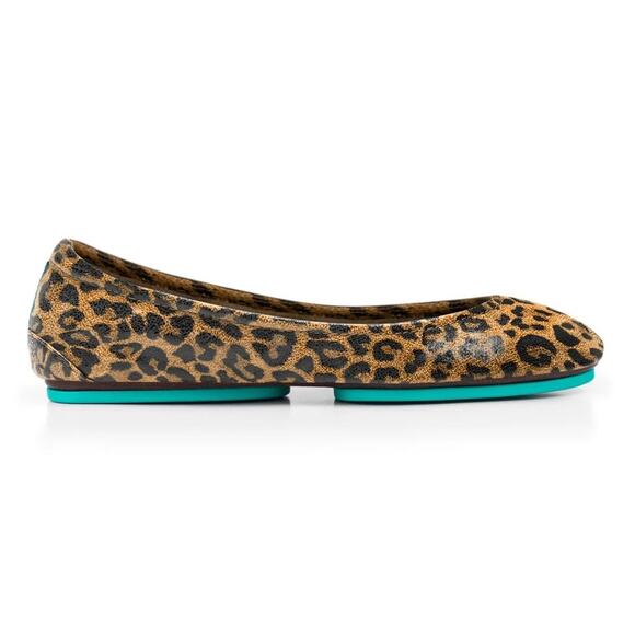 Tieks by Gavrieli Leopard Print Leather Ballet Flats Women’s Size 7 - Picture 4 of 12